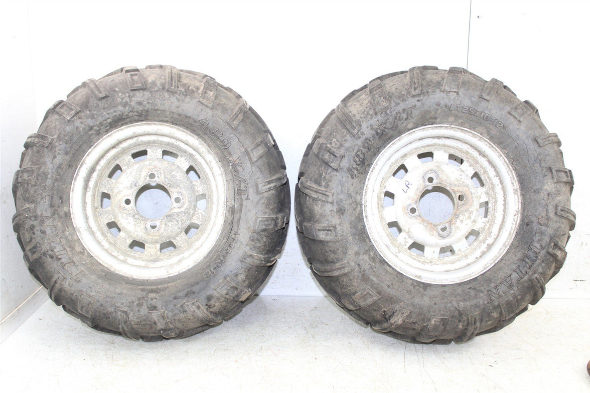 2006 Kawasaki Brute Force 750 4x4 Rear Wheel Set Rims WIDE OFFSET 24055