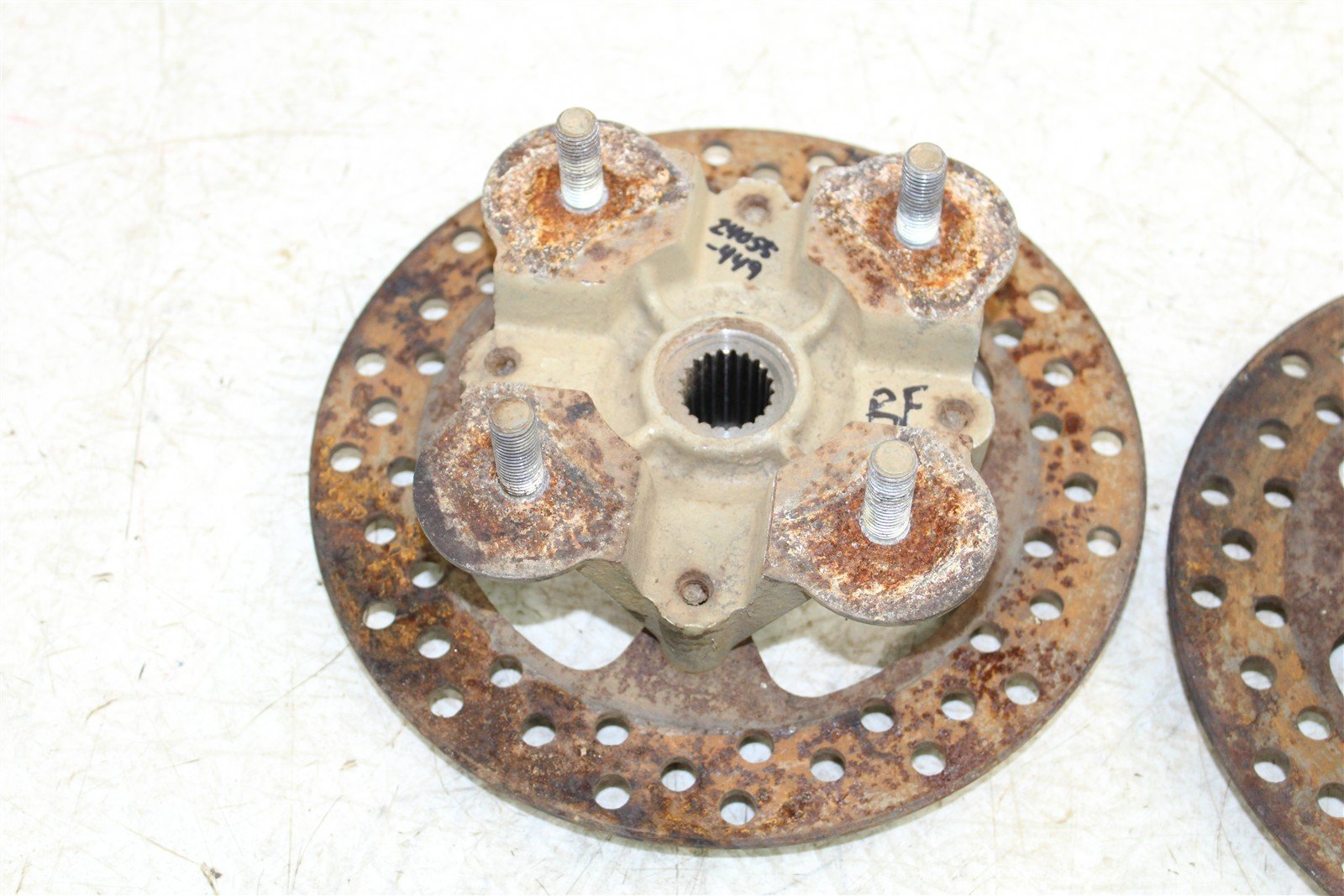 2006 Kawasaki Brute Force 750 4x4 Front Hubs Brake Rotors 24055