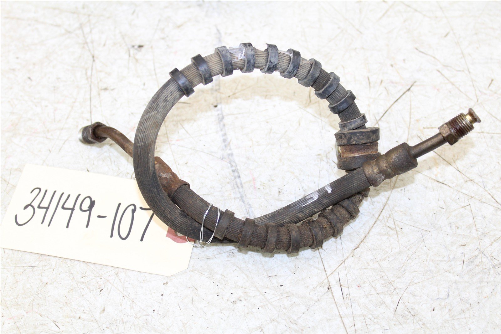 1996 Polaris Sportsman 500 4x4 Front Left Lower Brake Hose Line 34149