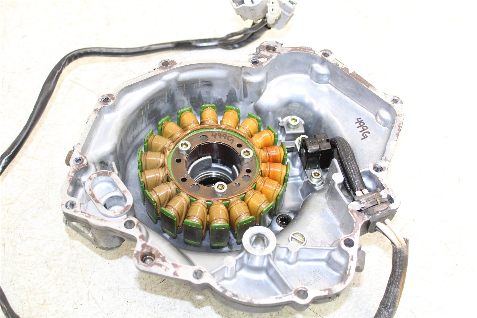 2017 Yamaha YXZ 1000R SS Stator Magneto Generator Coil w/ Cover 499G