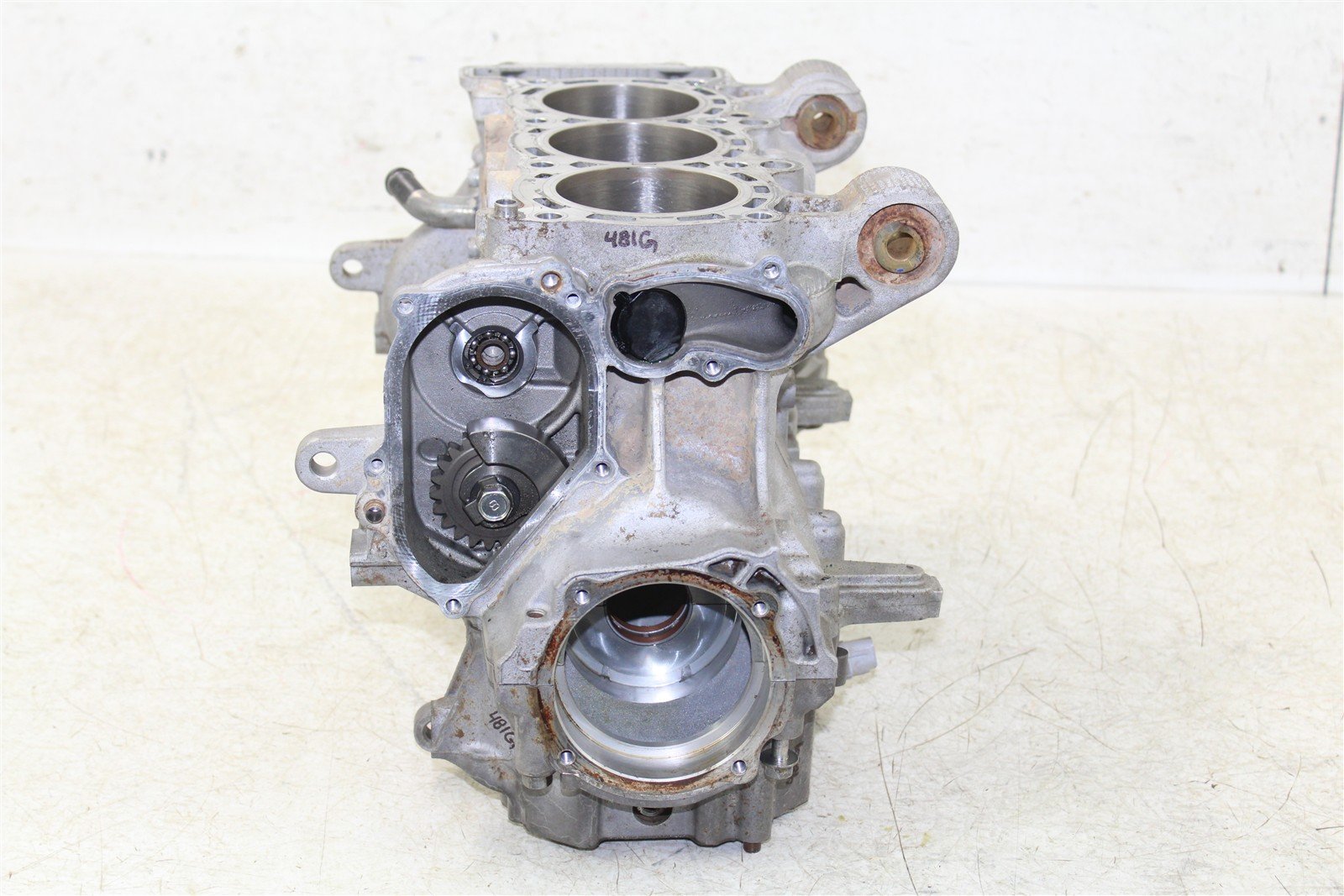 2017 Yamaha YXZ 1000R SS Engine Cases Crankcase Block Upper Lower 481G