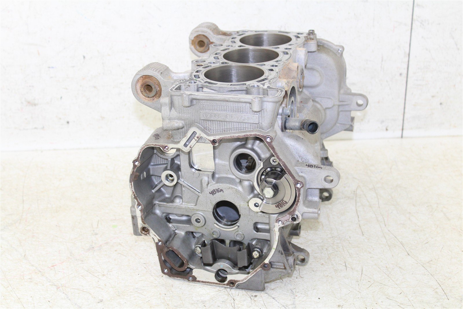 2017 Yamaha YXZ 1000R SS Engine Cases Crankcase Block Upper Lower 481G