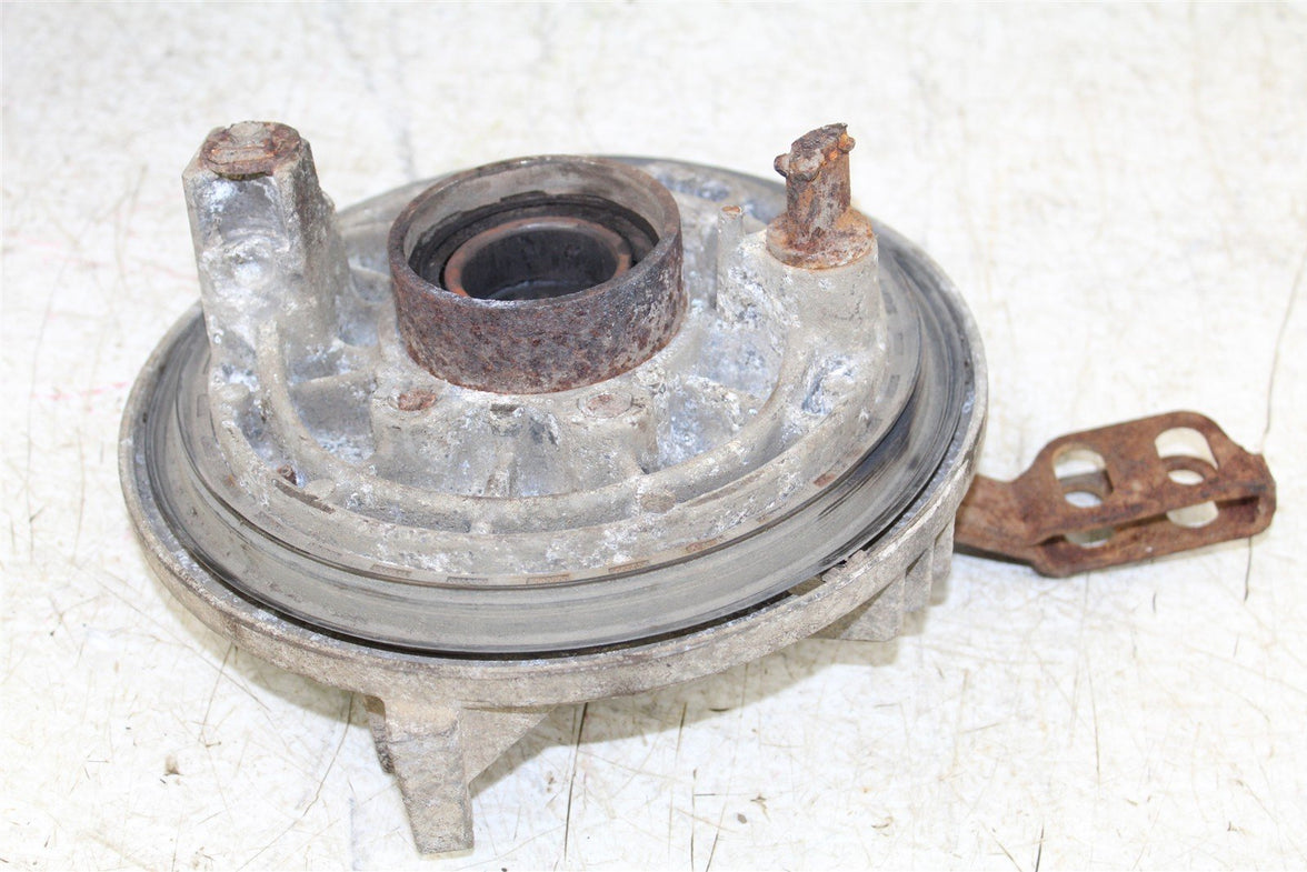 1985 Honda ATC 250 ES Big Red Rear Brake Drum Backing Plate Panel 11107
