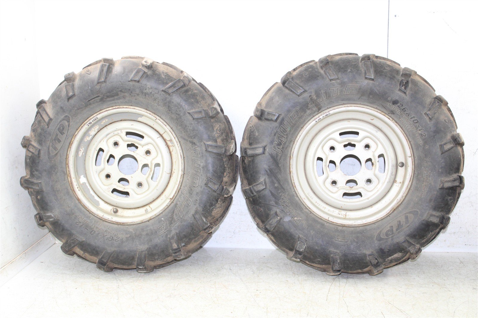 2004 Can Am Outlander 400 4x4 Front Wheel Set Rims 03511