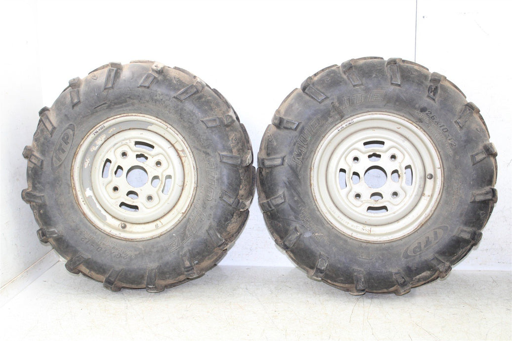 2004 Can Am Outlander 400 4x4 Front Wheel Set Rims 03511