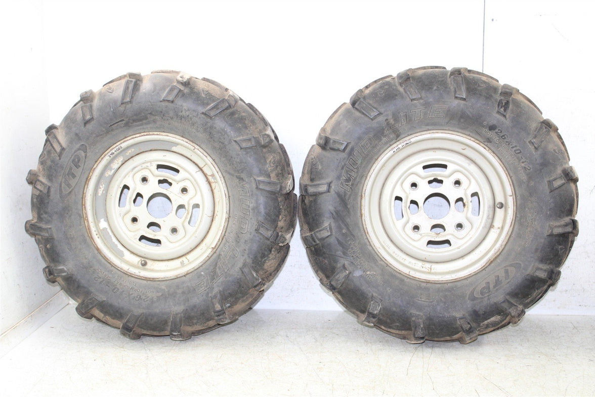 2004 Can Am Outlander 400 4x4 Front Wheel Set Rims 03511