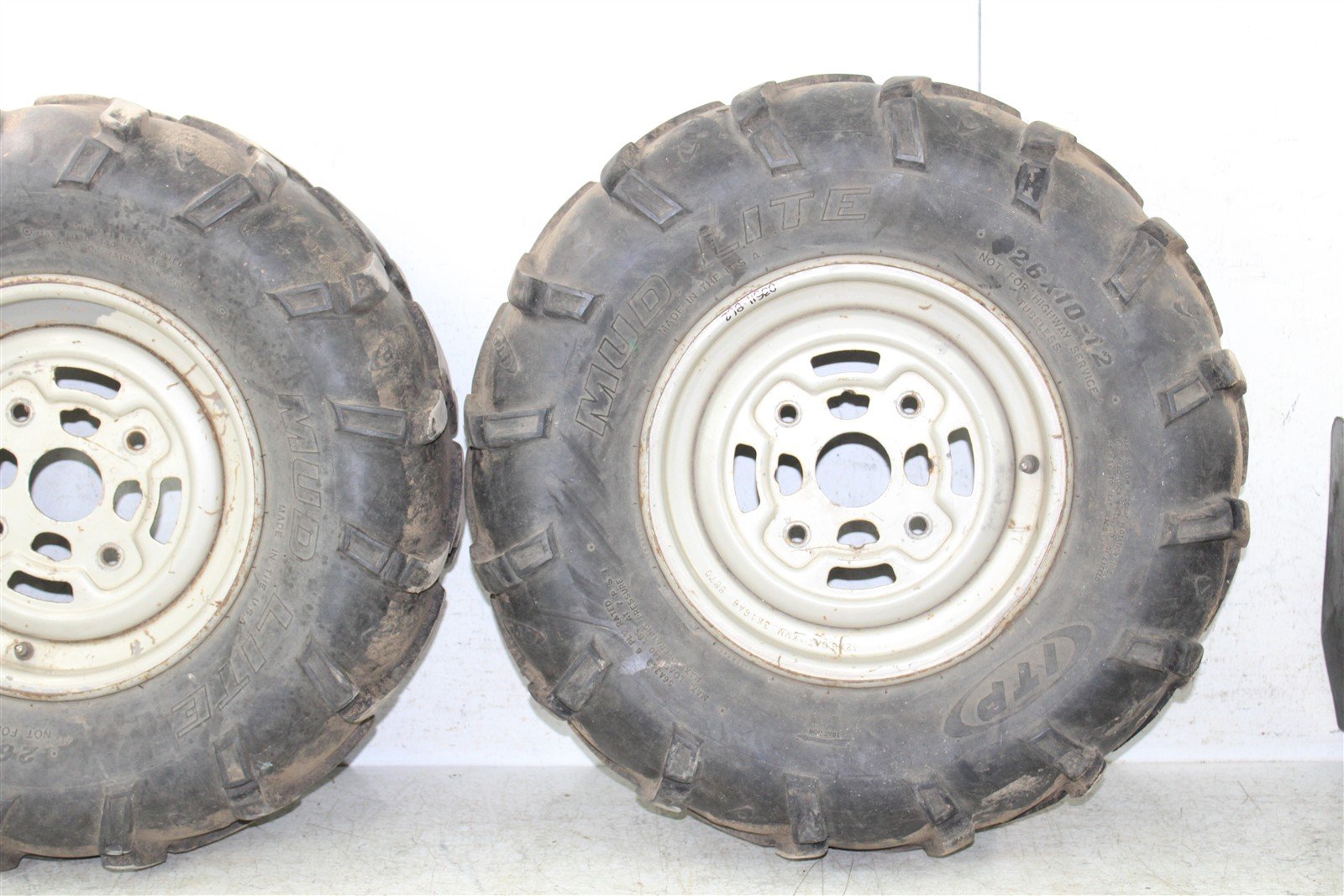 2004 Can Am Outlander 400 4x4 Front Wheel Set Rims 03511