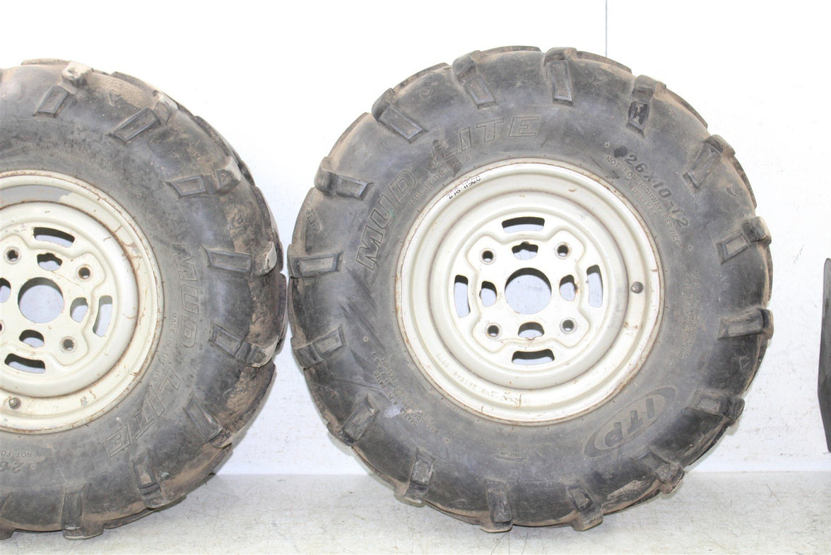 2004 Can Am Outlander 400 4x4 Front Wheel Set Rims 03511