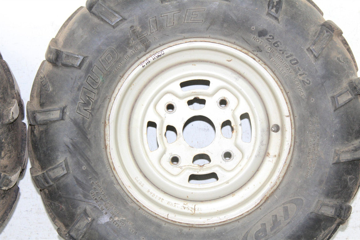 2004 Can Am Outlander 400 4x4 Front Wheel Set Rims 03511