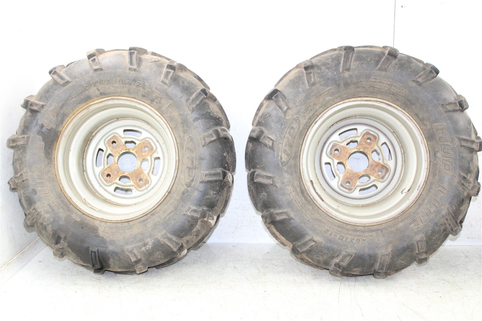 2004 Can Am Outlander 400 4x4 Front Wheel Set Rims 03511