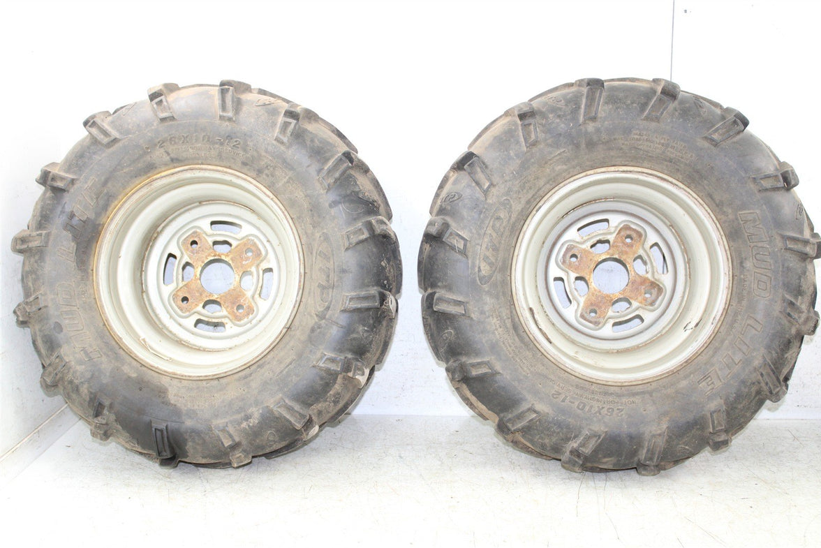 2004 Can Am Outlander 400 4x4 Front Wheel Set Rims 03511