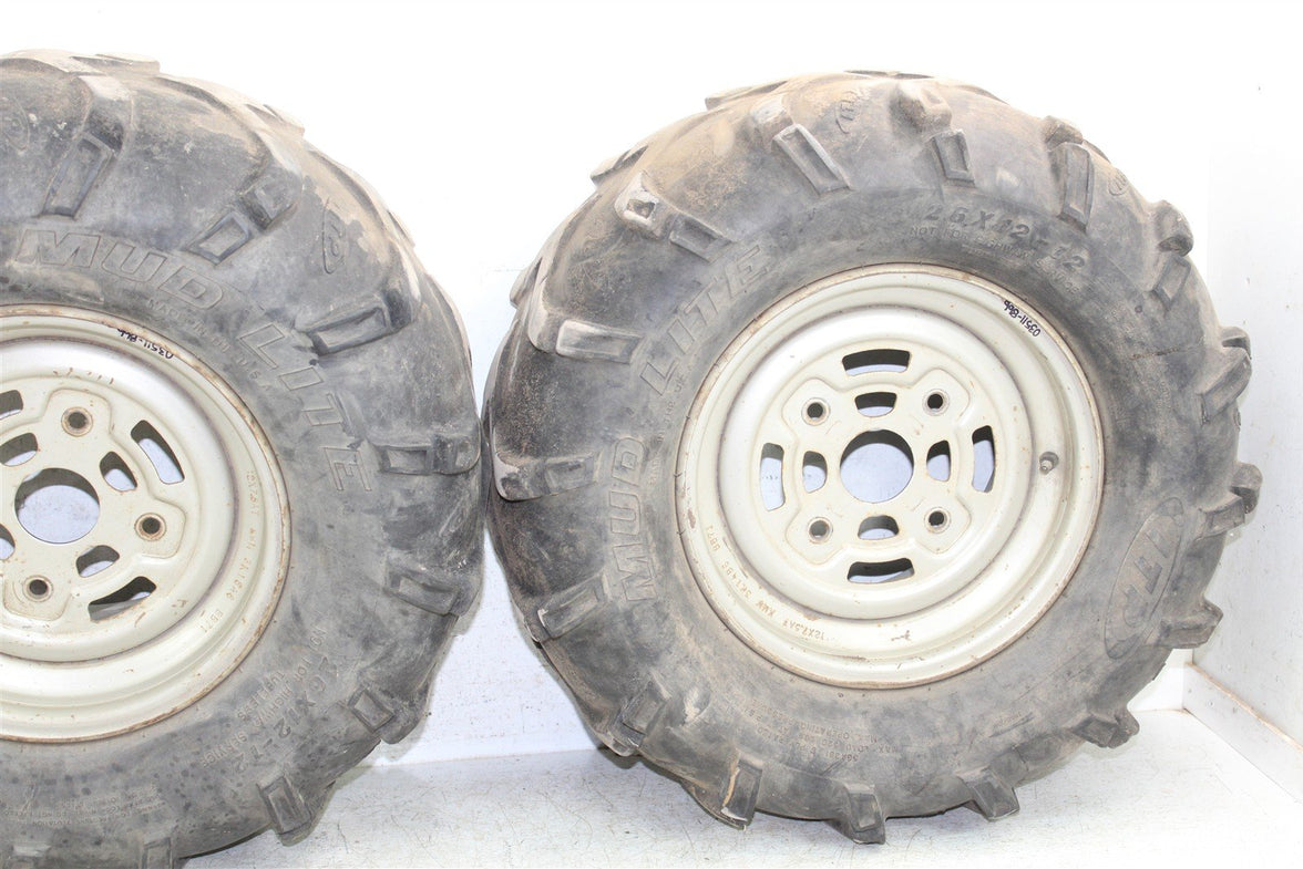 2004 Can Am Outlander 400 4x4 Rear Wheel Set Rims 03511