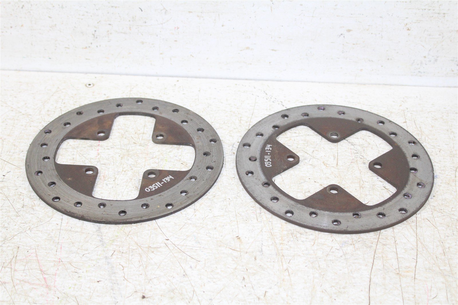 2004 Can Am Outlander 400 4x4 Front Brake Rotors Discs 03511