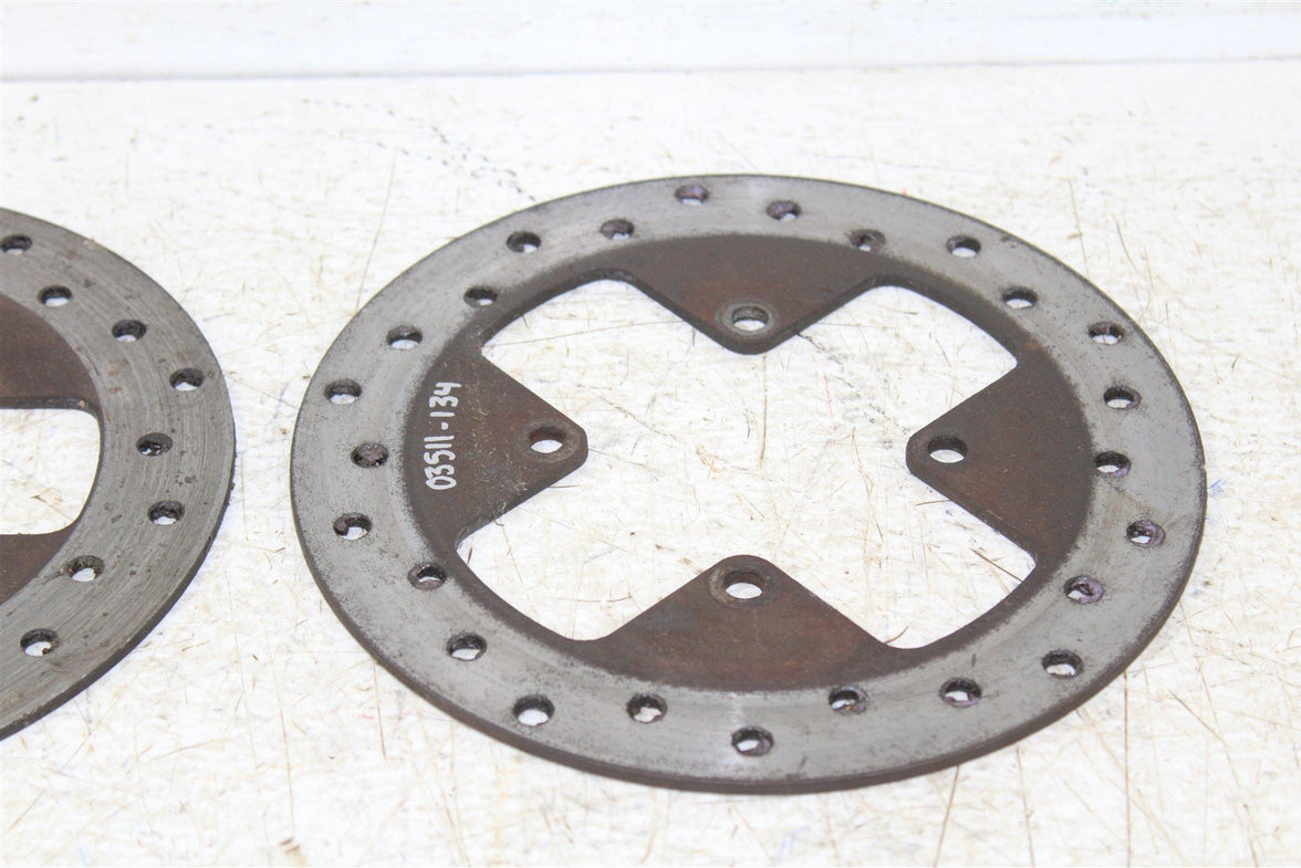 2004 Can Am Outlander 400 4x4 Front Brake Rotors Discs 03511