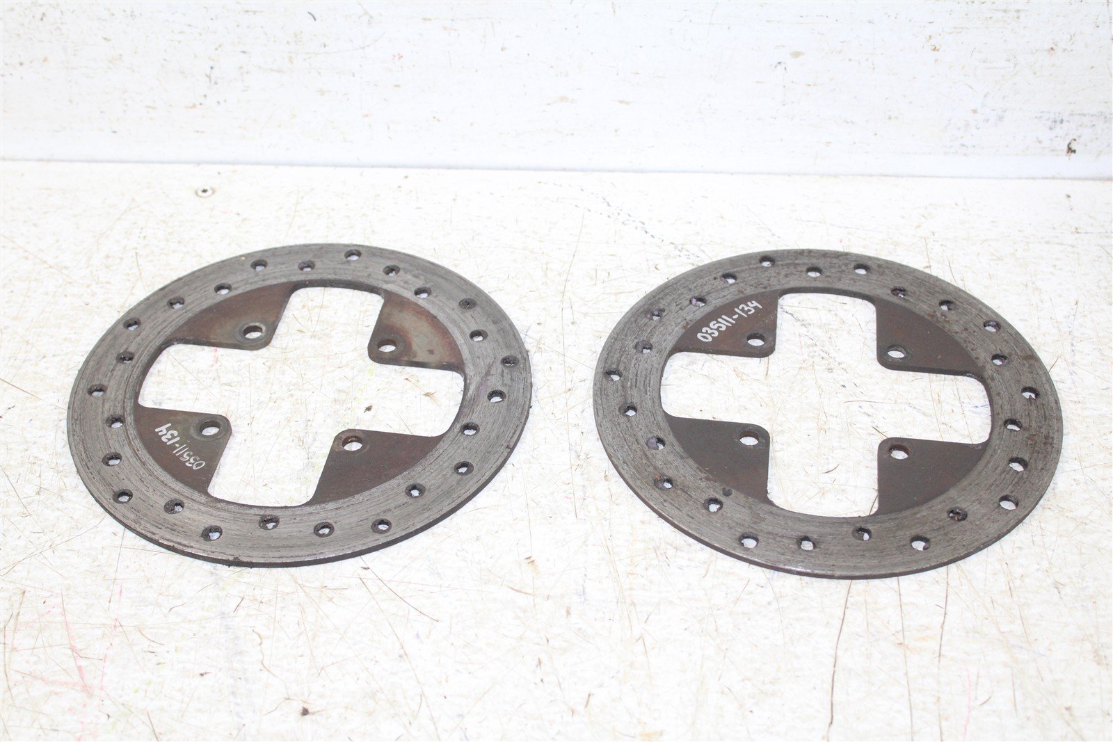 2004 Can Am Outlander 400 4x4 Front Brake Rotors Discs 03511
