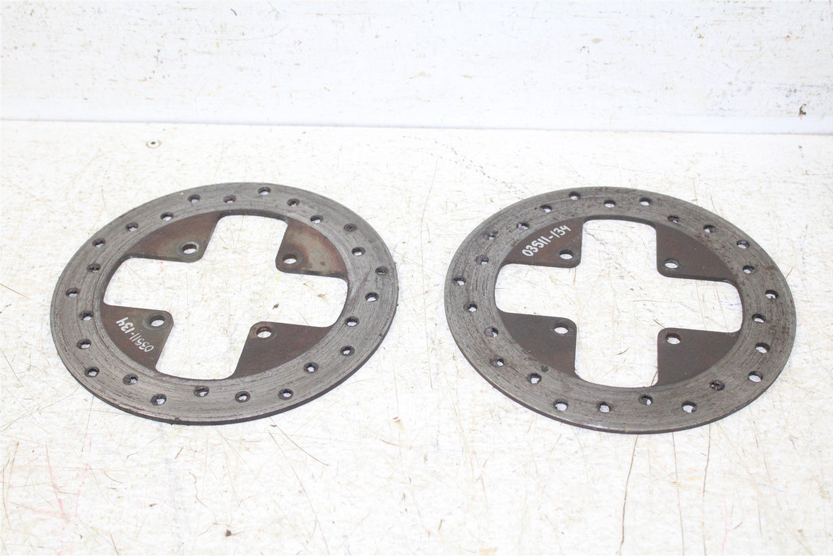 2004 Can Am Outlander 400 4x4 Front Brake Rotors Discs 03511