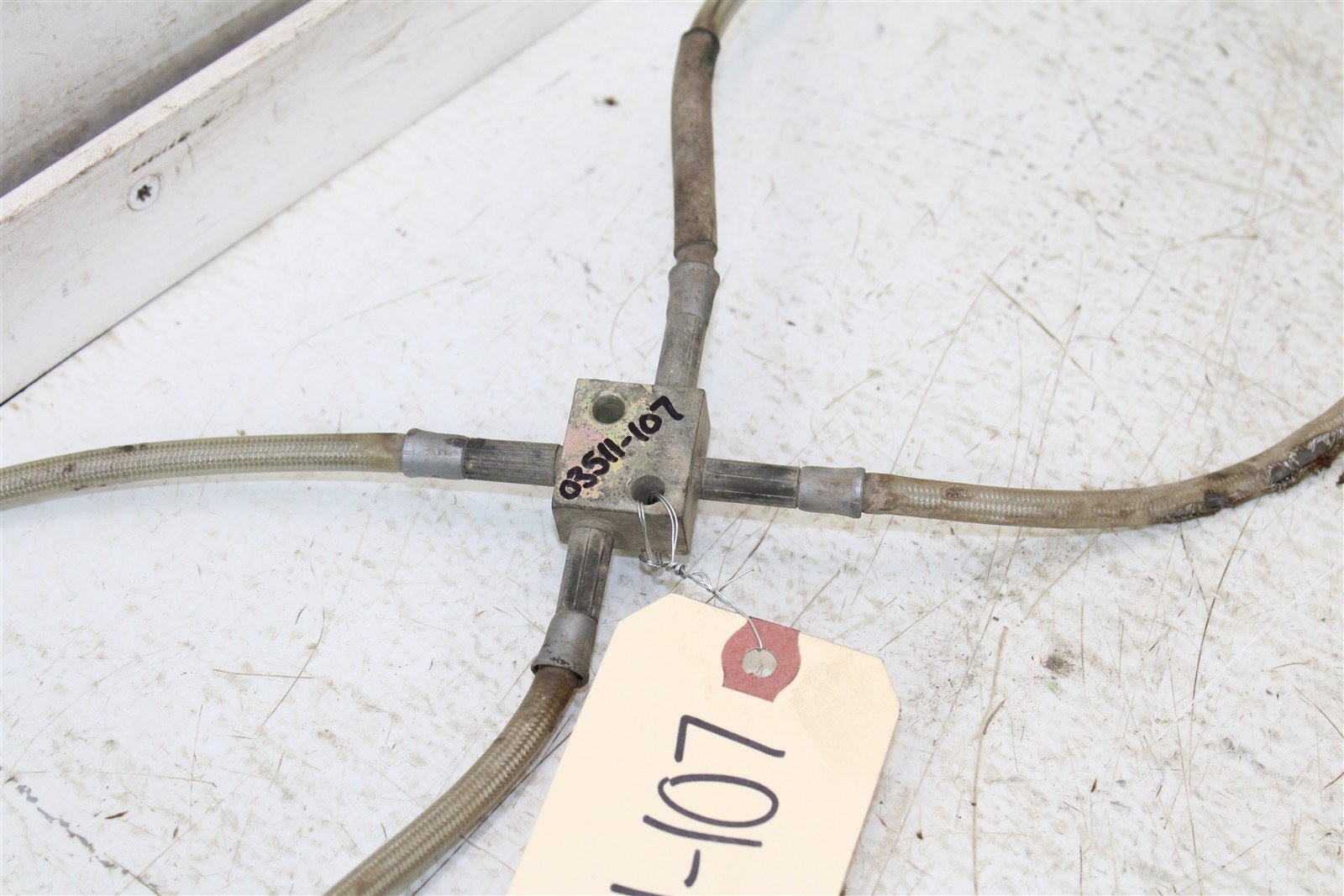 2004 Can Am Outlander 400 4x4 Front Brake Hose Line 03511