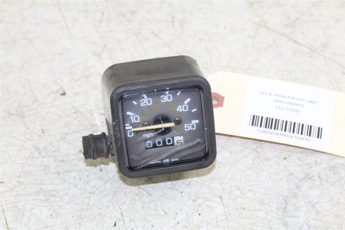 1987 Yamaha Moto4 225 Speedometer Speedo Instrument Gauge Cluster 50111