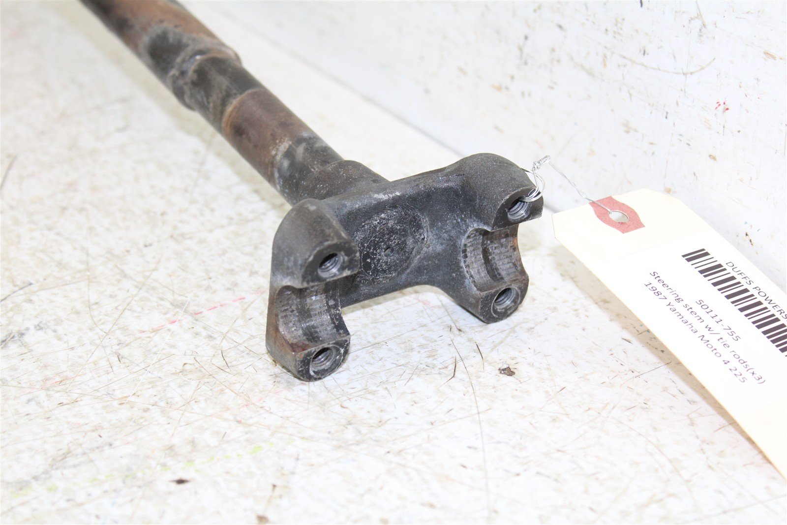 1987 Yamaha Moto4 225 Steering Stem Shaft w/ Tie Rods 50111