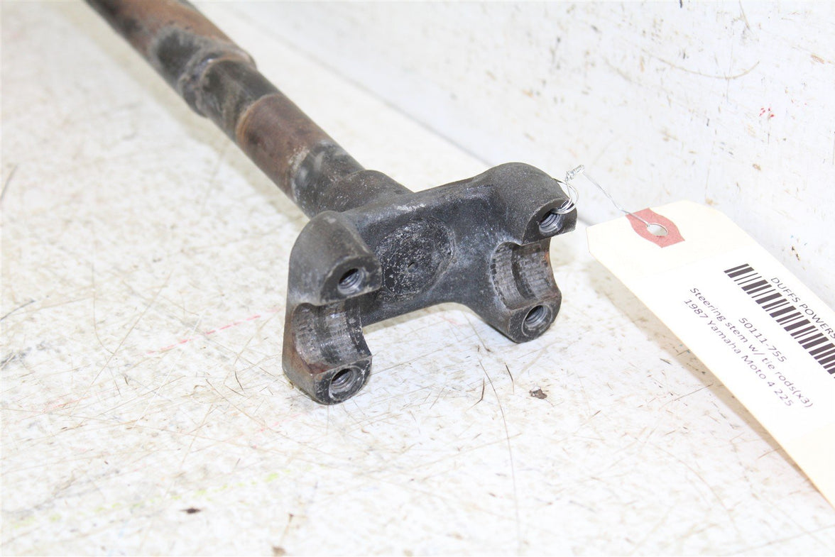 1987 Yamaha Moto4 225 Steering Stem Shaft w/ Tie Rods 50111