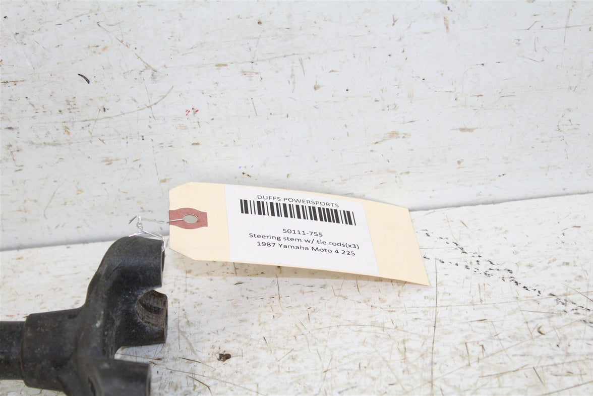 1987 Yamaha Moto4 225 Steering Stem Shaft w/ Tie Rods 50111