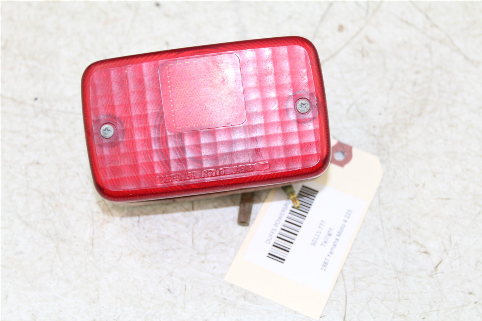 1987 Yamaha Moto4 225 Rear Brake Light Taillight 50111