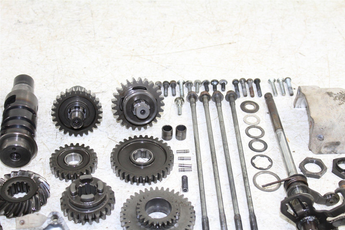 1987 Yamaha Moto4 225 Transmission Gears Shift Output Shaft Forks Drum 50111
