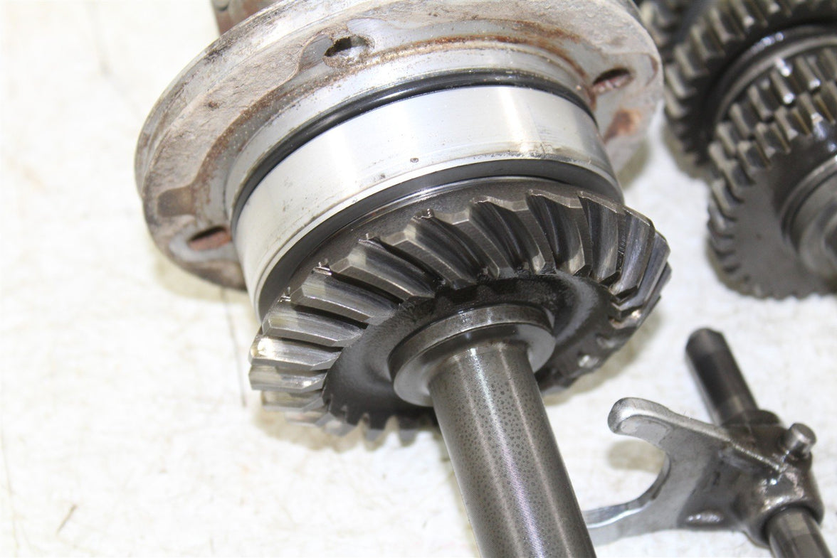 1987 Yamaha Moto4 225 Transmission Gears Shift Output Shaft Forks Drum 50111