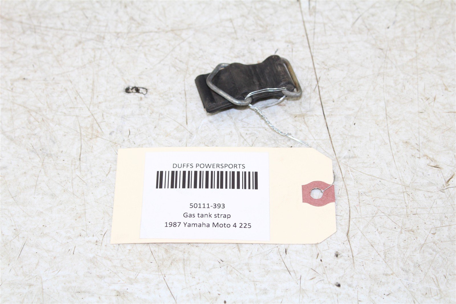 1987 Yamaha Moto4 225 Rubber Gas Fuel Tank Strap 50111