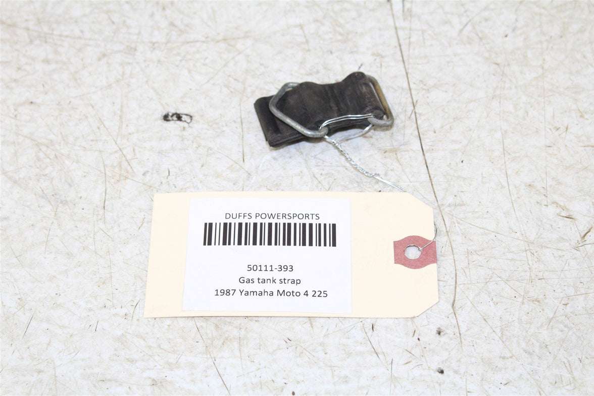 1987 Yamaha Moto4 225 Rubber Gas Fuel Tank Strap 50111
