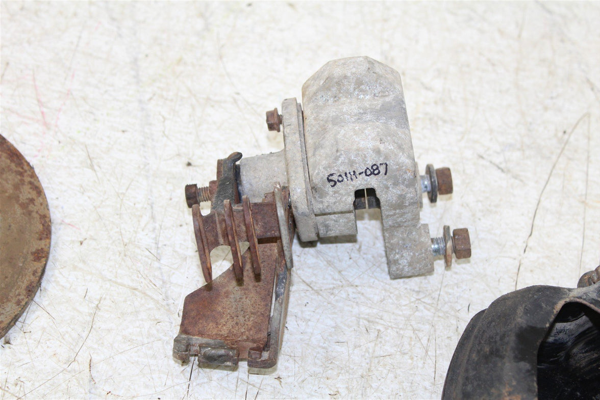 1987 Yamaha Moto4 225 Rear Brake Caliper w/ Rotor & Guard Shield 50111
