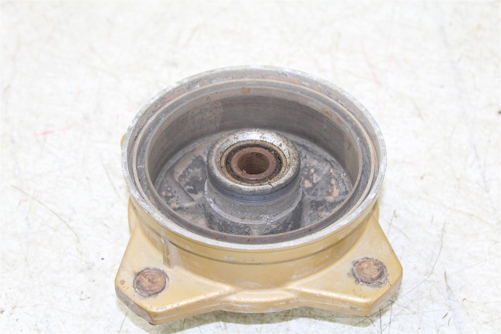 1987 Yamaha Moto4 225 Front Brake Drums Backing Plate Panel Hubs Set 50111