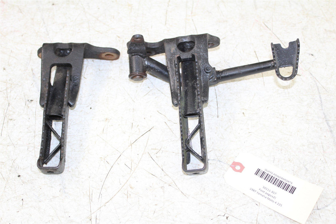 1987 Yamaha Moto4 225 Foot Pegs Rests Set Left Right 50111