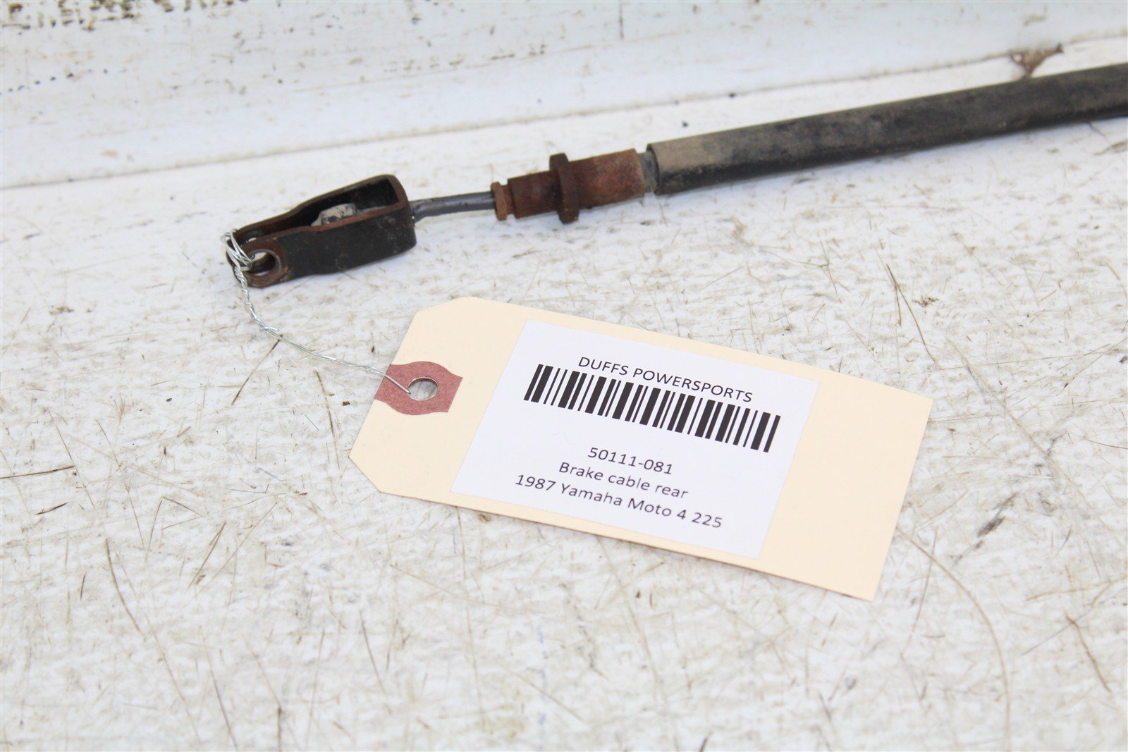1987 Yamaha Moto4 225 Rear Brake Cable Line 50111