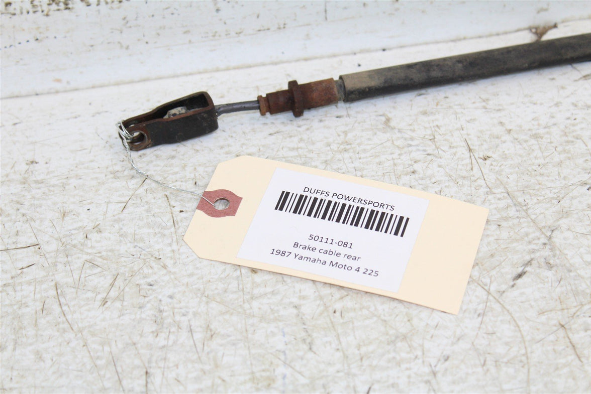 1987 Yamaha Moto4 225 Rear Brake Cable Line 50111
