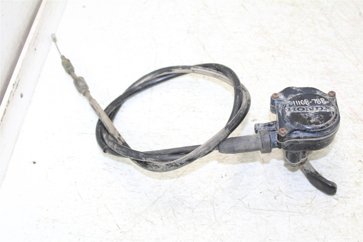 2001 Honda Foreman Rubicon 500 FA Throttle Lever Housing w/ Cable 11108