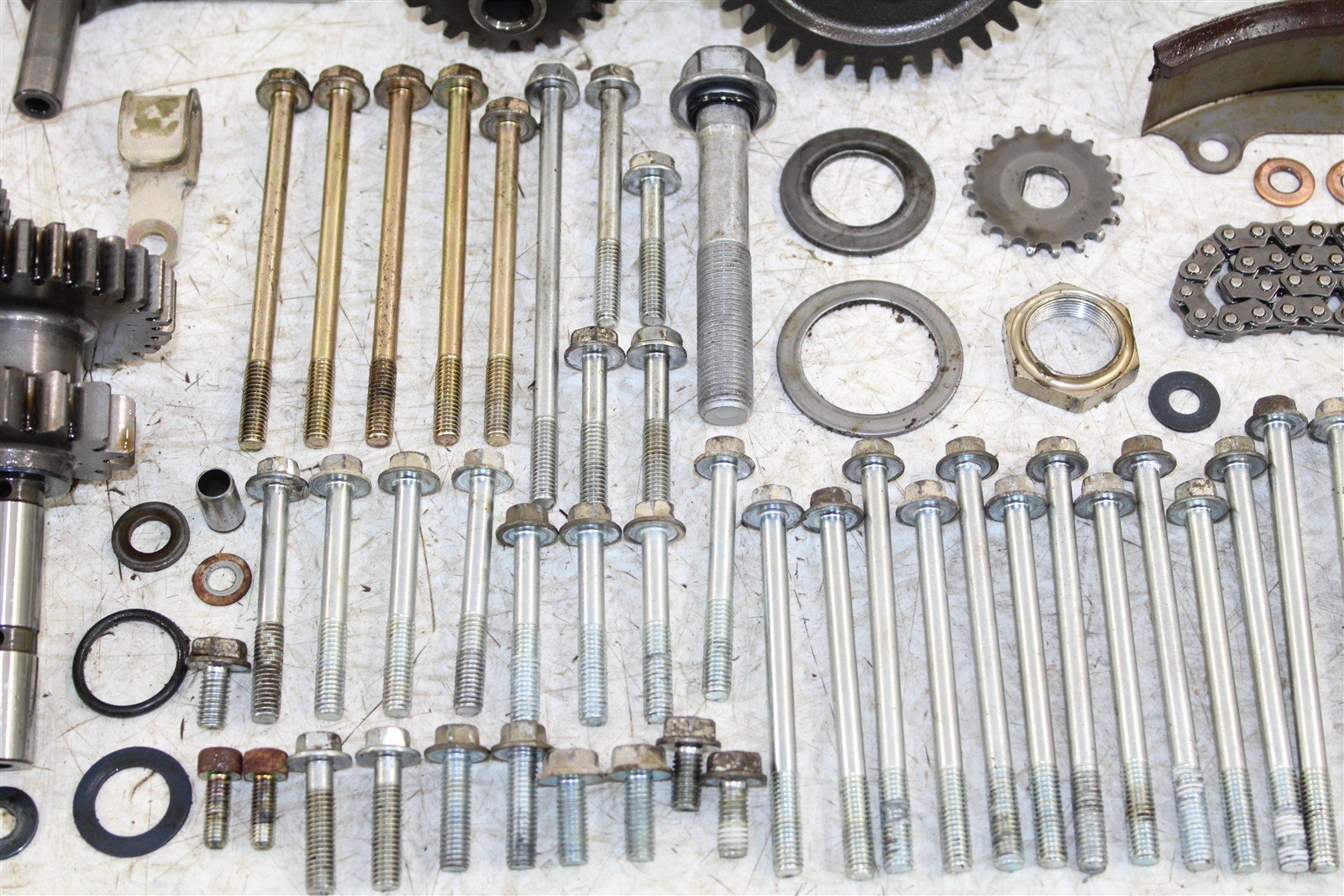2001 Honda Foreman Rubicon 500 FA Transmission Gears Shift Shaft Fork Drum 11108