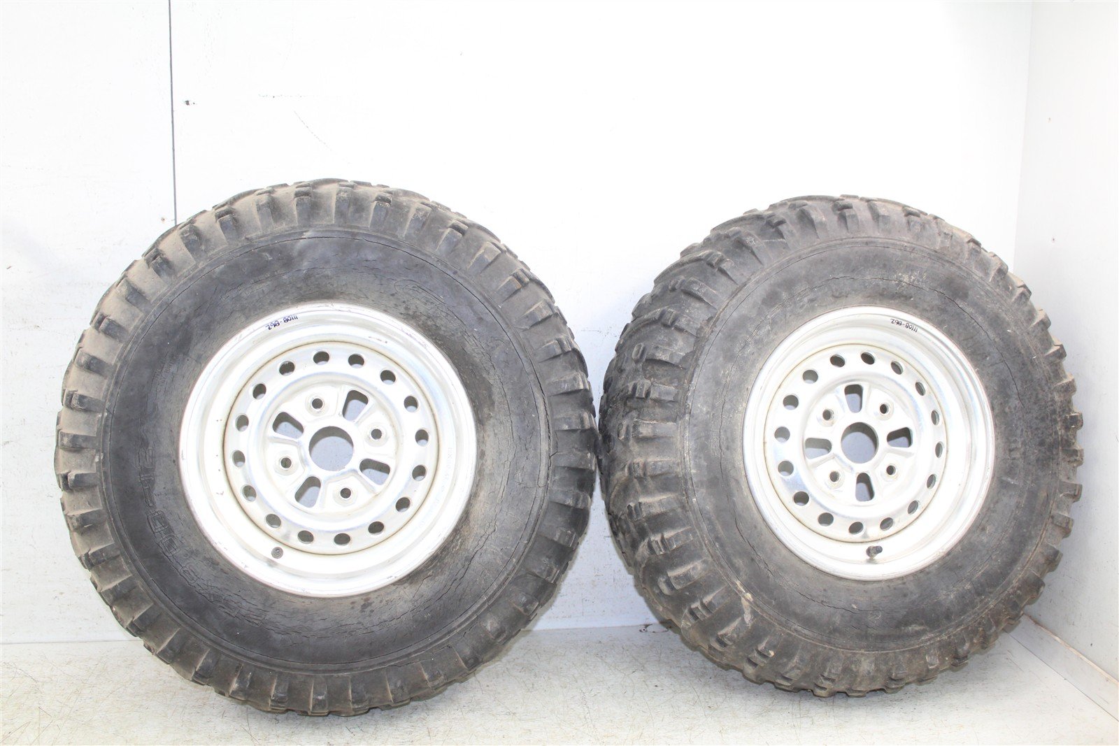 2001 Honda Foreman Rubicon 500 FA Front Wheel Set Rims 11108