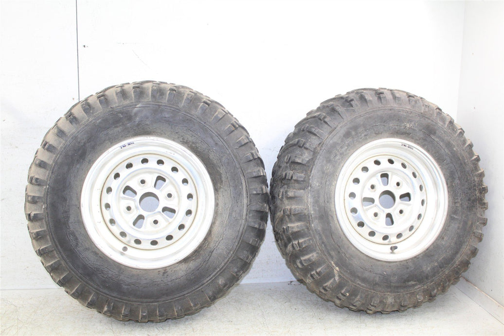 2001 Honda Foreman Rubicon 500 FA Front Wheel Set Rims 11108