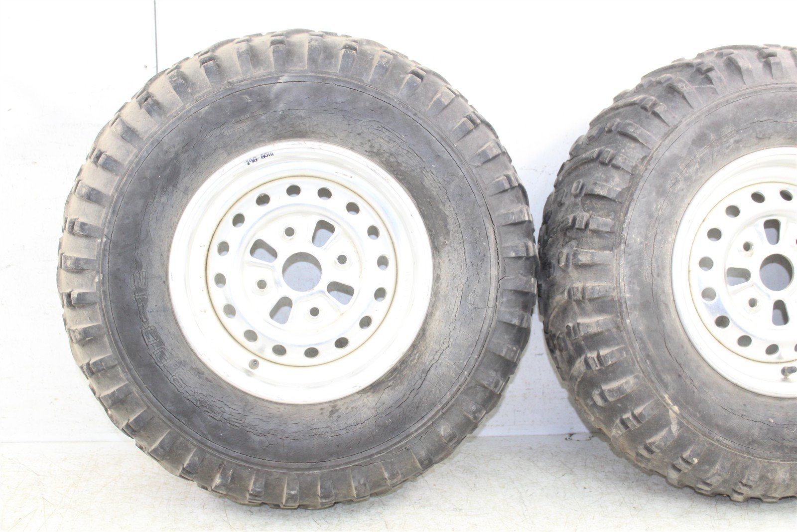 2001 Honda Foreman Rubicon 500 FA Front Wheel Set Rims 11108