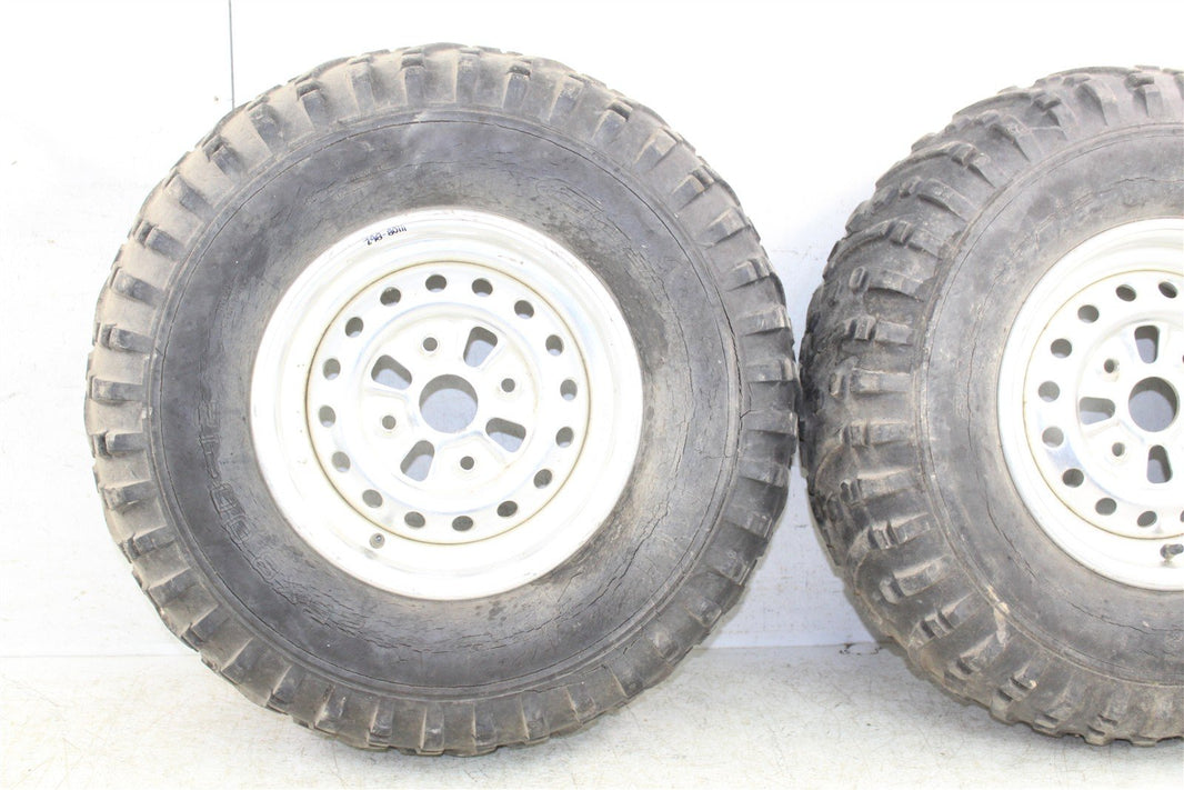 2001 Honda Foreman Rubicon 500 FA Front Wheel Set Rims 11108