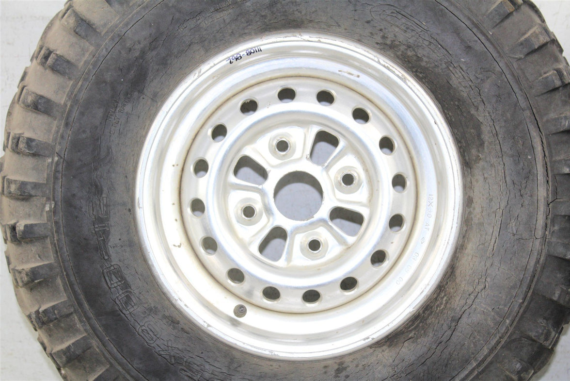 2001 Honda Foreman Rubicon 500 FA Front Wheel Set Rims 11108