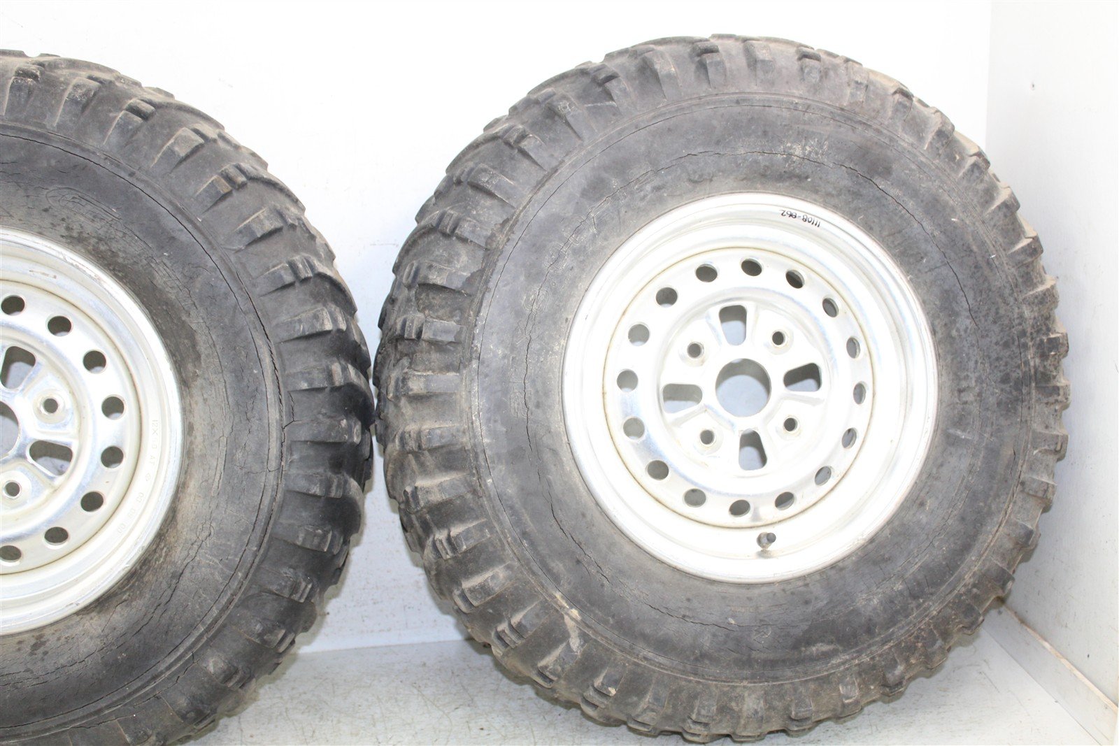 2001 Honda Foreman Rubicon 500 FA Front Wheel Set Rims 11108