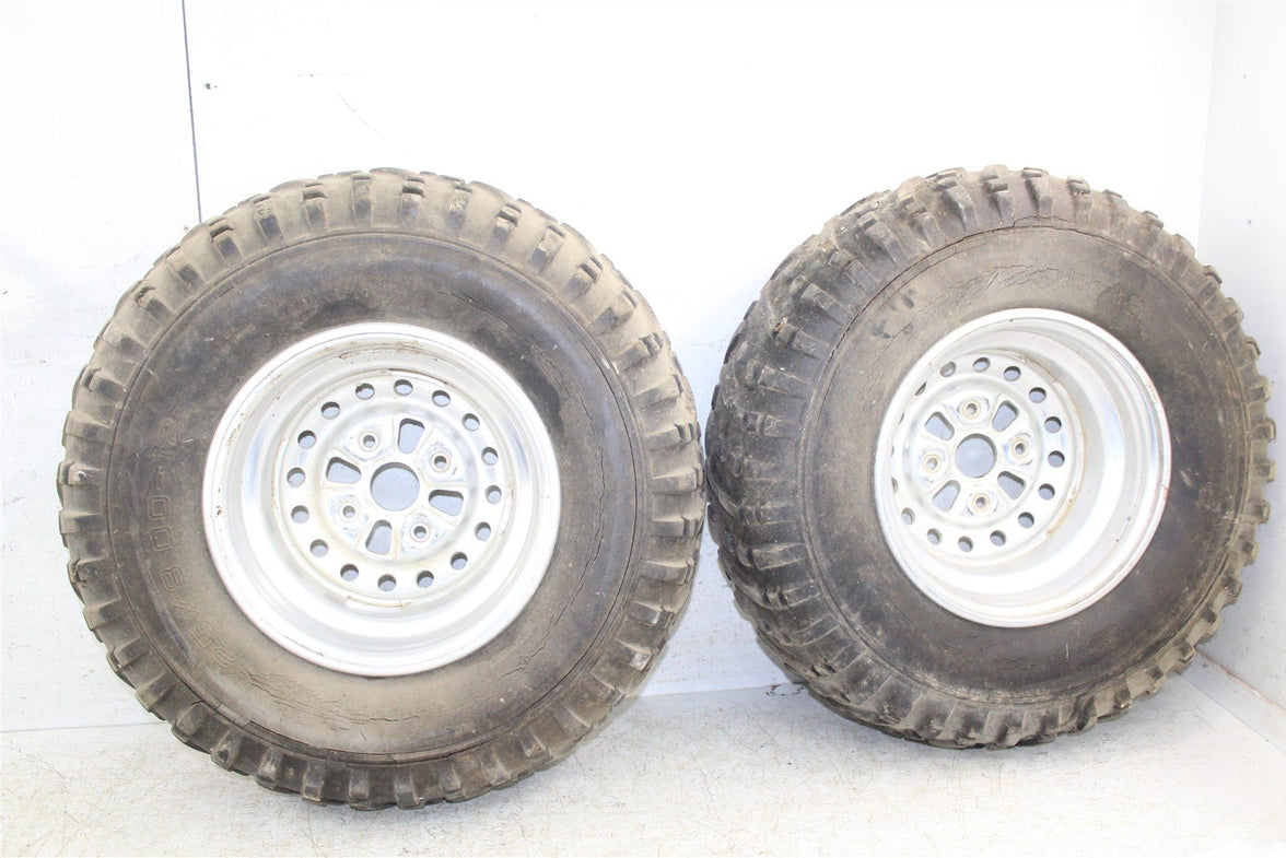 2001 Honda Foreman Rubicon 500 FA Front Wheel Set Rims 11108