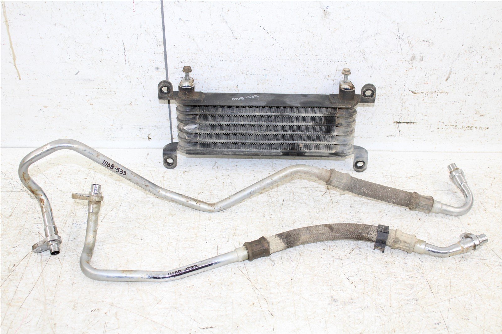 2001 Honda Foreman Rubicon 500 FA Engine Oil Cooler w/ Lines 11108
