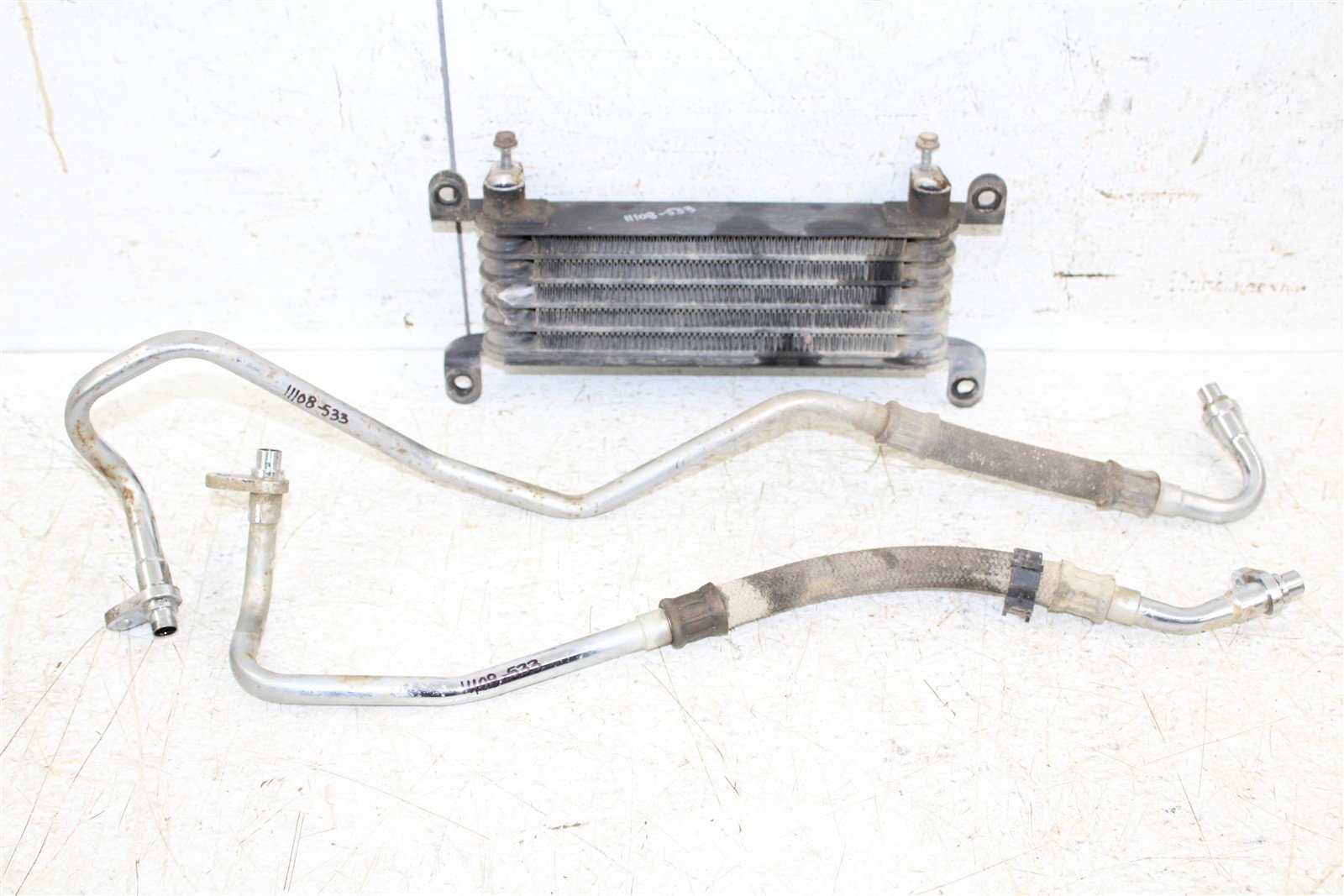 2001 Honda Foreman Rubicon 500 FA Engine Oil Cooler w/ Lines 11108