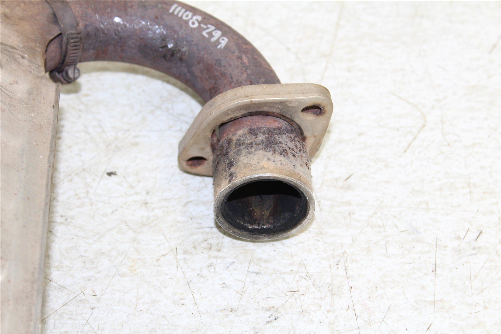 2001 Honda Foreman Rubicon 500 FA Exhaust Head Pipe Silencer Muffler 11108