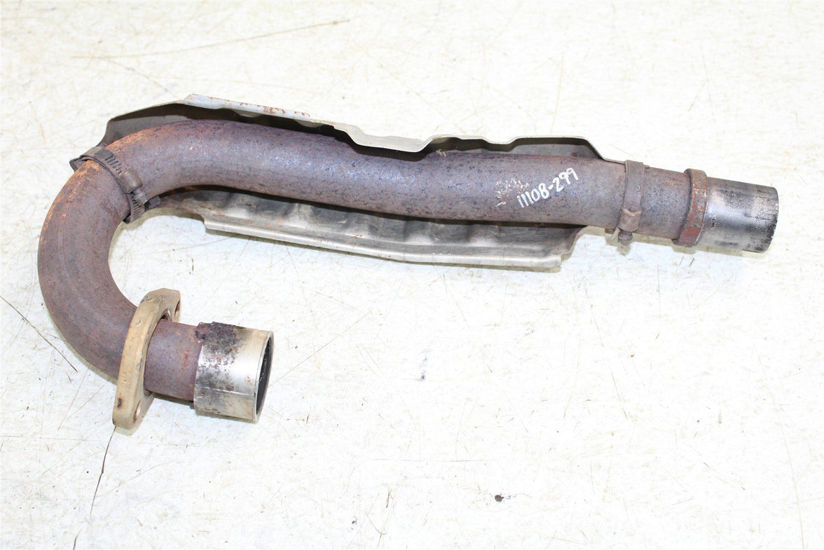 2001 Honda Foreman Rubicon 500 FA Exhaust Head Pipe Silencer Muffler 11108