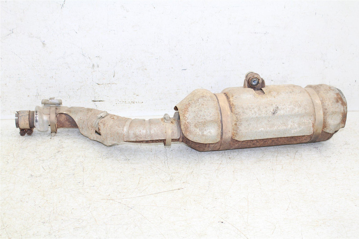 2001 Honda Foreman Rubicon 500 FA Exhaust Head Pipe Silencer Muffler 11108