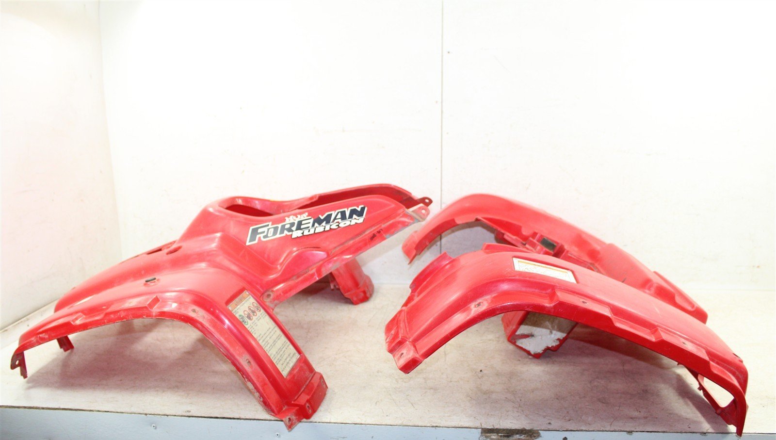 2001 Honda Foreman Rubicon 500 FA Front & Rear Fenders Plastic 11108